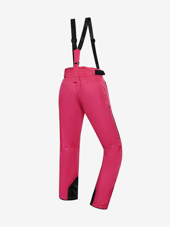 ALPINE PRO Dunkelrosa Damen-Skihose mit Membrane PTX ALPINE PRO Osaga