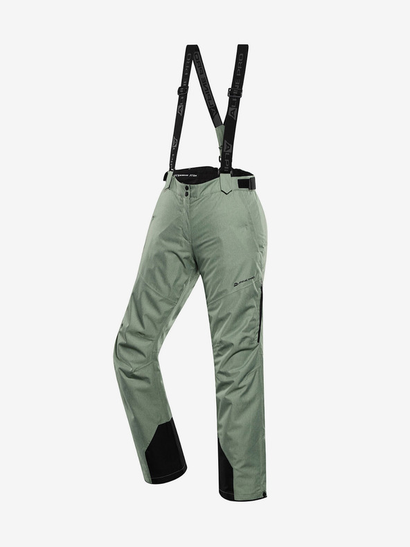 ALPINE PRO Grüne Damenskihose mit Membrane PTX ALPINE PRO Osaga