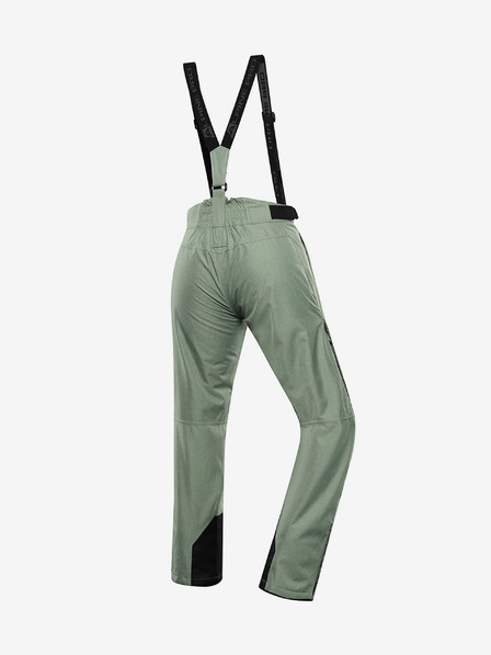 ALPINE PRO Grüne Damenskihose mit Membrane PTX ALPINE PRO Osaga