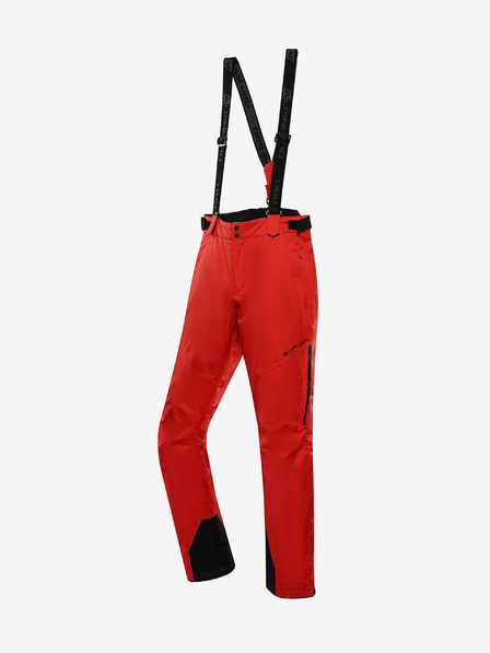ALPINE PRO Rote Herrenskihose mit Membrane PTX ALPINE PRO Osag