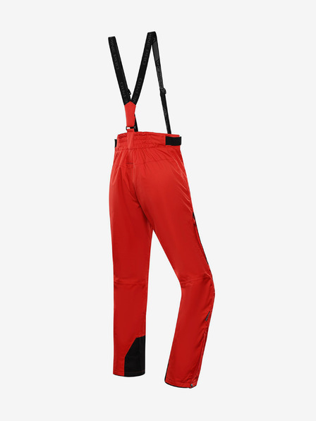 ALPINE PRO Rote Herrenskihose mit Membrane PTX ALPINE PRO Osag