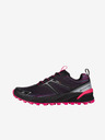 ALPINE PRO Rosa und schwarze Damen-Sportschuhe mit antibakterieller Sohle ALPINE PRO Hermone