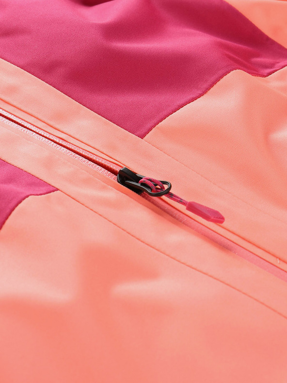ALPINE PRO Orange-rosa Mädchen-Skijacke mit PTX-Membran ALPINE PRO Reamo