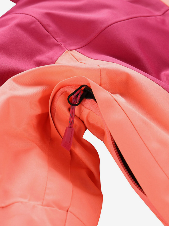 ALPINE PRO Orange-rosa Mädchen-Skijacke mit PTX-Membran ALPINE PRO Reamo