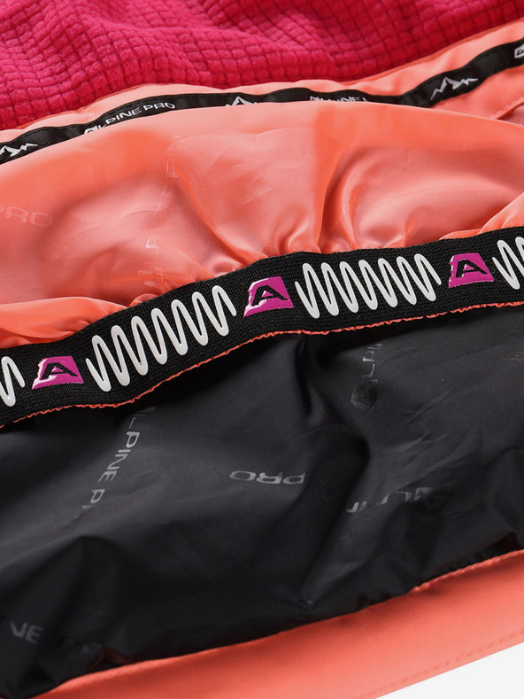 ALPINE PRO Orange-rosa Mädchen-Skijacke mit PTX-Membran ALPINE PRO Reamo