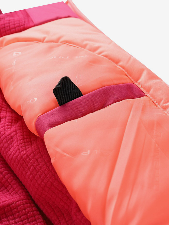 ALPINE PRO Orange-rosa Mädchen-Skijacke mit PTX-Membran ALPINE PRO Reamo