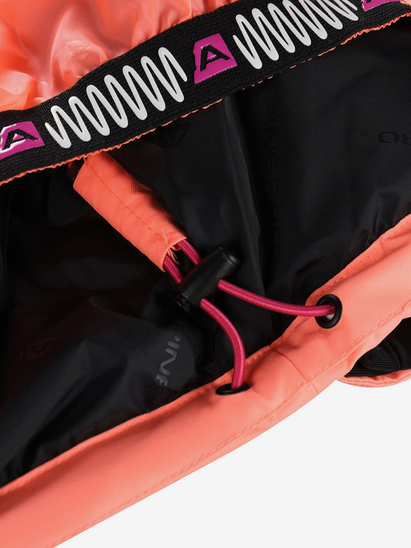 ALPINE PRO Orange-rosa Mädchen-Skijacke mit PTX-Membran ALPINE PRO Reamo