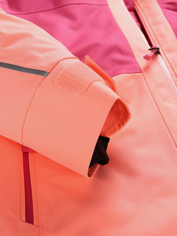 ALPINE PRO Orange-rosa Mädchen-Skijacke mit PTX-Membran ALPINE PRO Reamo