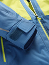 ALPINE PRO Blaugrüne Kinder-Skijacke mit PTX-Membran ALPINE PRO Reamo