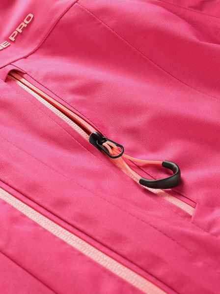 ALPINE PRO Dunkelrosa Damen-Skijacke mit Membrane PTX ALPINE PRO Reamo