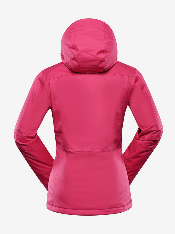 ALPINE PRO Dunkelrosa Damen-Skijacke mit Membrane PTX ALPINE PRO Reamo