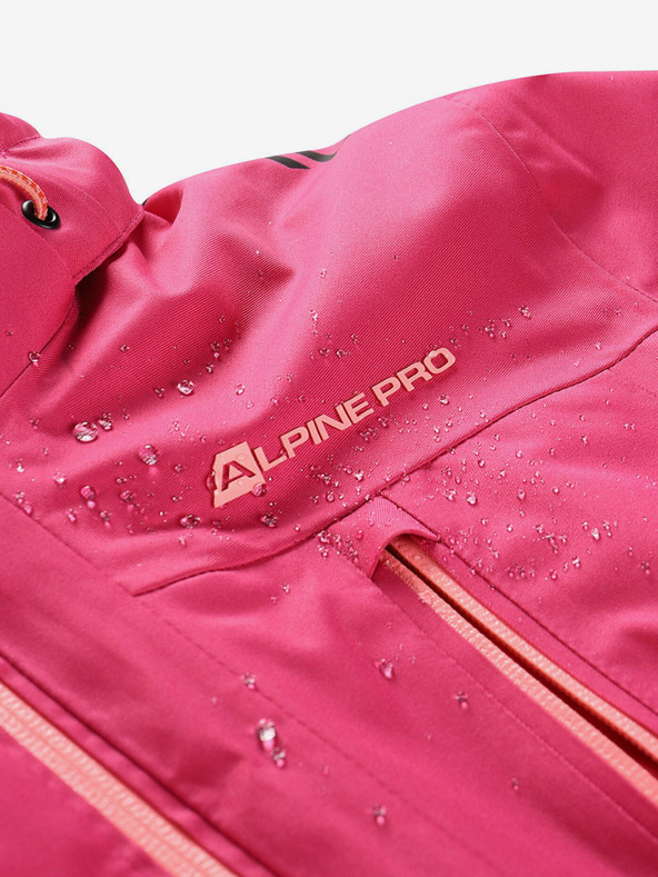 ALPINE PRO Dunkelrosa Damen-Skijacke mit Membrane PTX ALPINE PRO Reamo
