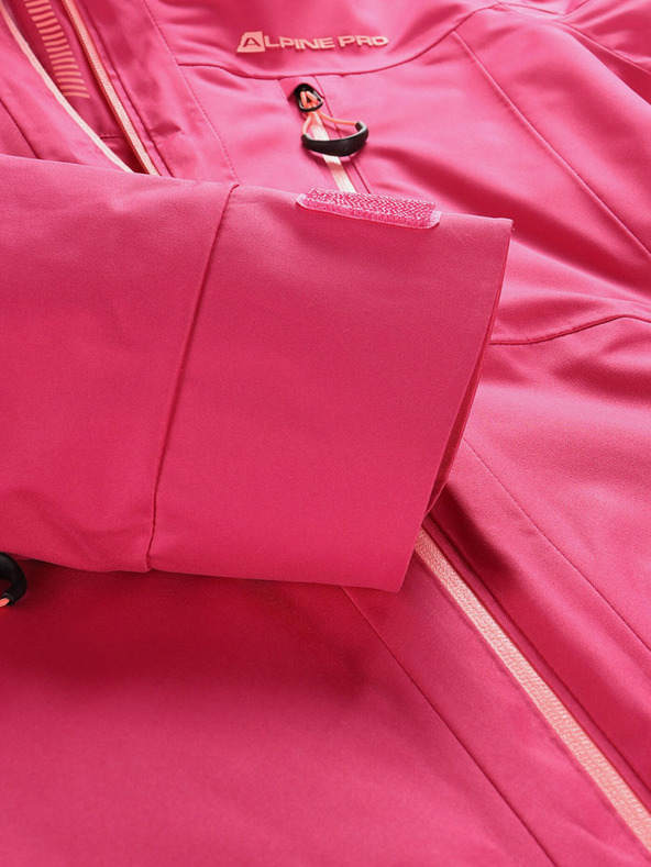 ALPINE PRO Dunkelrosa Damen-Skijacke mit Membrane PTX ALPINE PRO Reamo