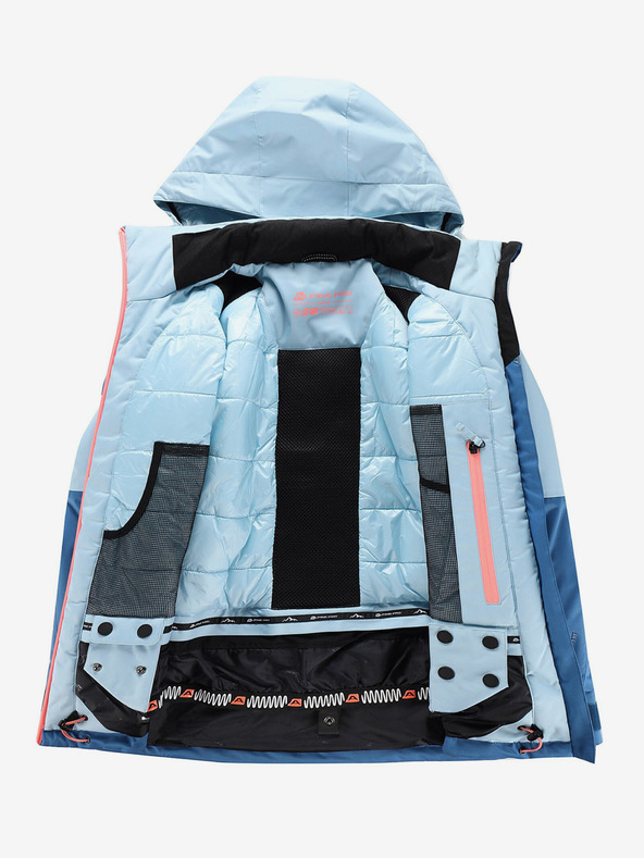 ALPINE PRO Blaue Damen-Skijacke mit Membrane PTX ALPINE PRO Reama