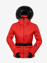 ALPINE PRO Rote Damen-Skijacke mit Membrane PTX ALPINE PRO Olada