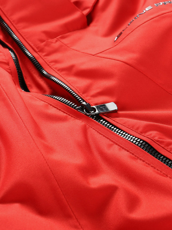 ALPINE PRO Rote Damen-Skijacke mit Membrane PTX ALPINE PRO Olada