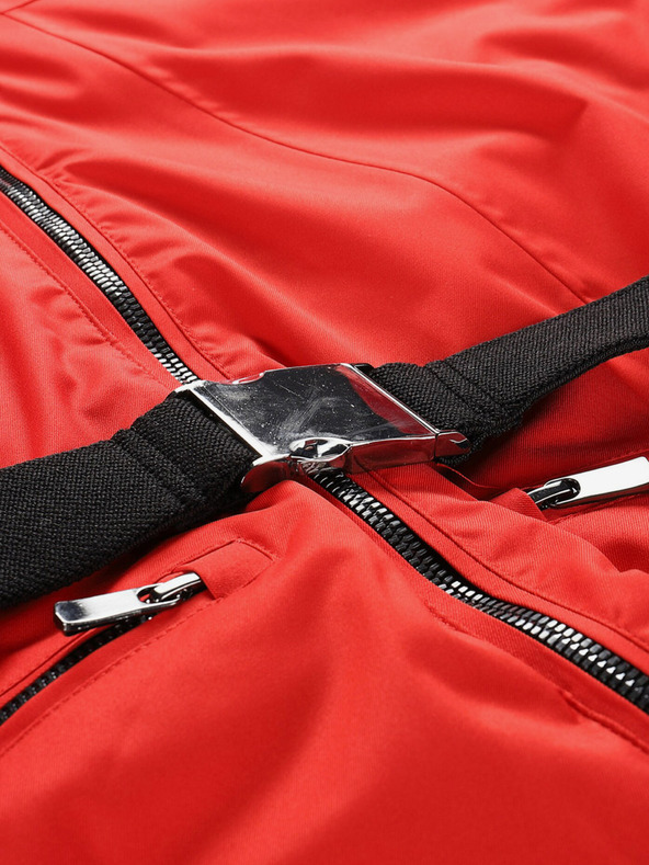 ALPINE PRO Rote Damen-Skijacke mit Membrane PTX ALPINE PRO Olada