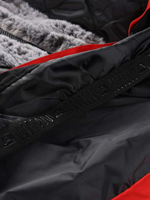 ALPINE PRO Rote Damen-Skijacke mit Membrane PTX ALPINE PRO Olada