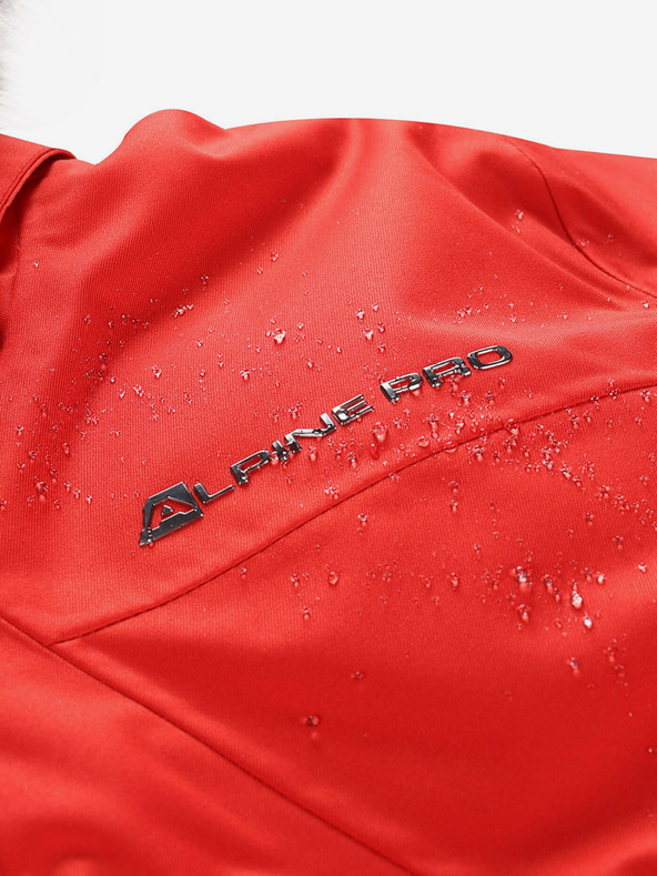 ALPINE PRO Rote Damen-Skijacke mit Membrane PTX ALPINE PRO Olada