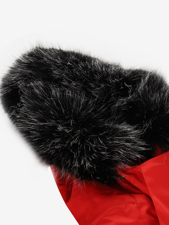 ALPINE PRO Rote Damen-Skijacke mit Membrane PTX ALPINE PRO Olada