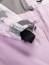 ALPINE PRO Grau-lila Damen-Skijacke mit Membrane PTX ALPINE PRO Uzera