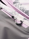 ALPINE PRO Grau-lila Damen-Skijacke mit Membrane PTX ALPINE PRO Uzera
