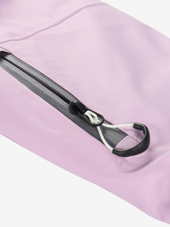 ALPINE PRO Grau-lila Damen-Skijacke mit Membrane PTX ALPINE PRO Uzera