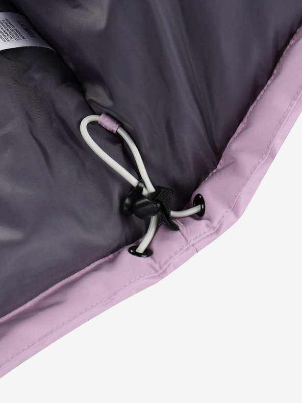 ALPINE PRO Grau-lila Damen-Skijacke mit Membrane PTX ALPINE PRO Uzera