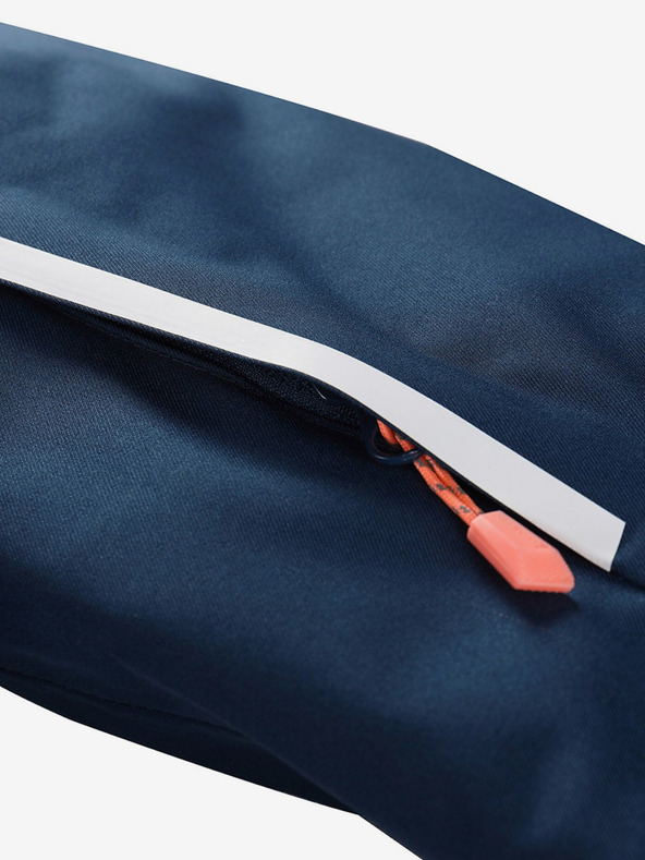 ALPINE PRO Orangefarbene Kinder-Skijacke mit PTX ALPINE PRO Zaribo-Membran