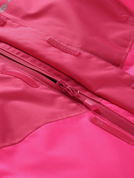 ALPINE PRO Dunkelrosa Mädchen-Skijacke mit Membrane PTX ALPINE PRO Zaribo
