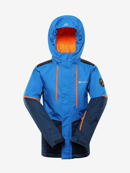 ALPINE PRO Blaue Kinderskijacke mit Membrane PTX ALPINE PRO Zaribo