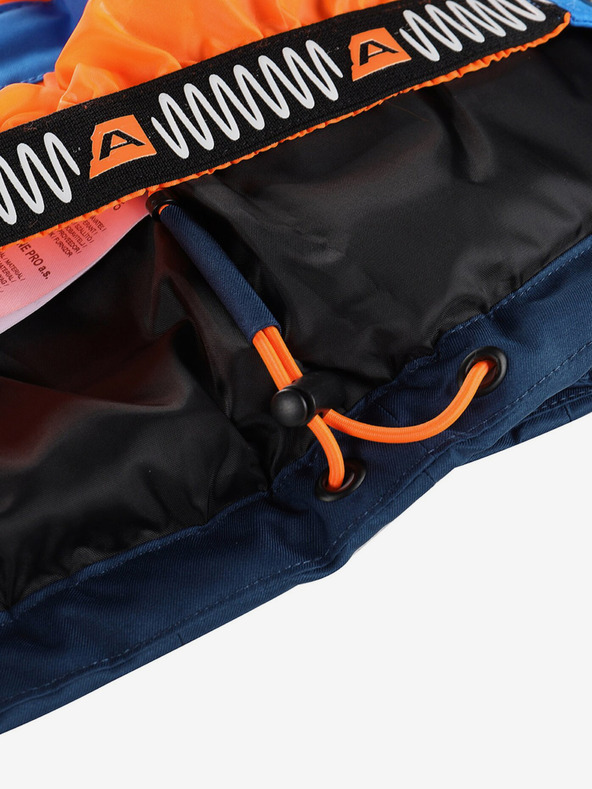 ALPINE PRO Blaue Kinderskijacke mit Membrane PTX ALPINE PRO Zaribo