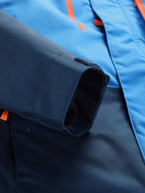 ALPINE PRO Blaue Kinderskijacke mit Membrane PTX ALPINE PRO Zaribo