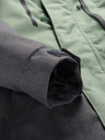 ALPINE PRO Grüne Kinderskijacke mit Membrane PTX ALPINE PRO Zaribo