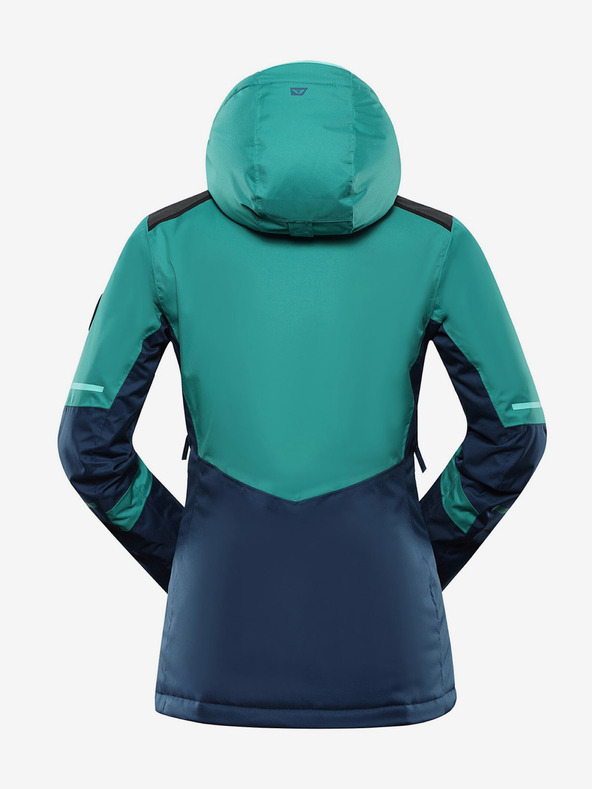 ALPINE PRO Grüne Damen-Skijacke mit Membrane PTX ALPINE PRO Zaribo