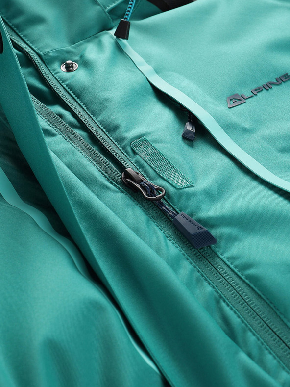 ALPINE PRO Grüne Damen-Skijacke mit Membrane PTX ALPINE PRO Zaribo