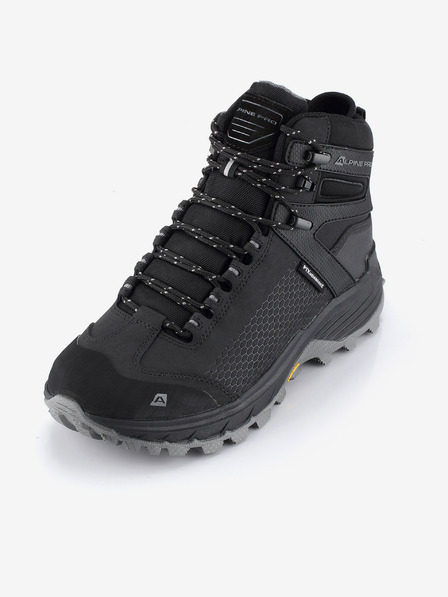 ALPINE PRO Schwarze Herren Outdoor-Stiefel mit Membrane PTX ALPINE PRO Kneiffe
