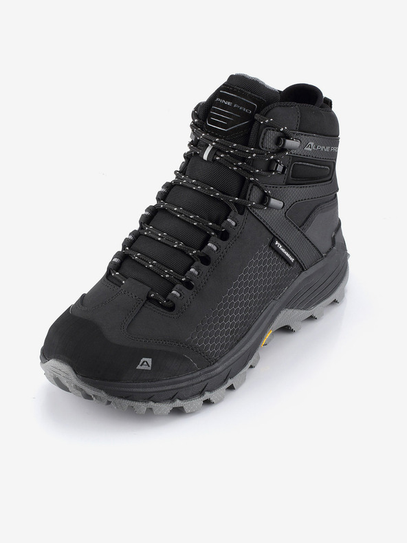 ALPINE PRO Schwarze Herren Outdoor-Stiefel mit Membrane PTX ALPINE PRO Kneiffe