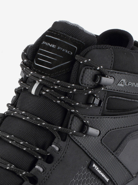 ALPINE PRO Schwarze Herren Outdoor-Stiefel mit Membrane PTX ALPINE PRO Kneiffe
