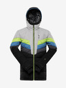 ALPINE PRO Schwarze Herren-Daunen-Skijacke ALPINE PRO Feedr