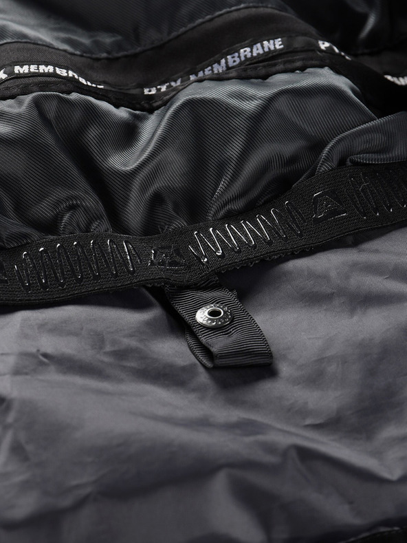 ALPINE PRO Schwarze Herren-Daunen-Skijacke ALPINE PRO Feedr