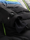 ALPINE PRO Schwarze Herren-Daunen-Skijacke ALPINE PRO Feedr