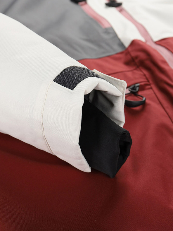 ALPINE PRO Herren-Skijacke ALPINE PRO Uzer bordeauxfarben