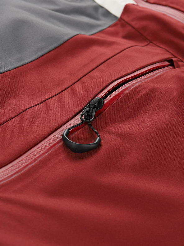 ALPINE PRO Herren-Skijacke ALPINE PRO Uzer bordeauxfarben