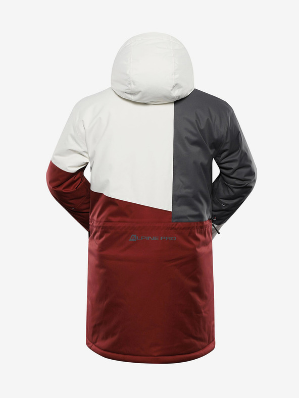 ALPINE PRO Herren-Skijacke ALPINE PRO Uzer bordeauxfarben