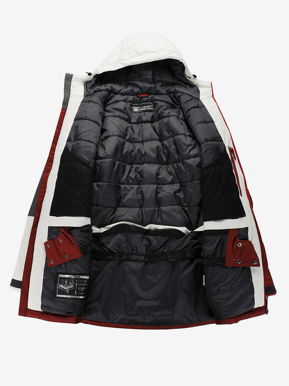 ALPINE PRO Herren-Skijacke ALPINE PRO Uzer bordeauxfarben