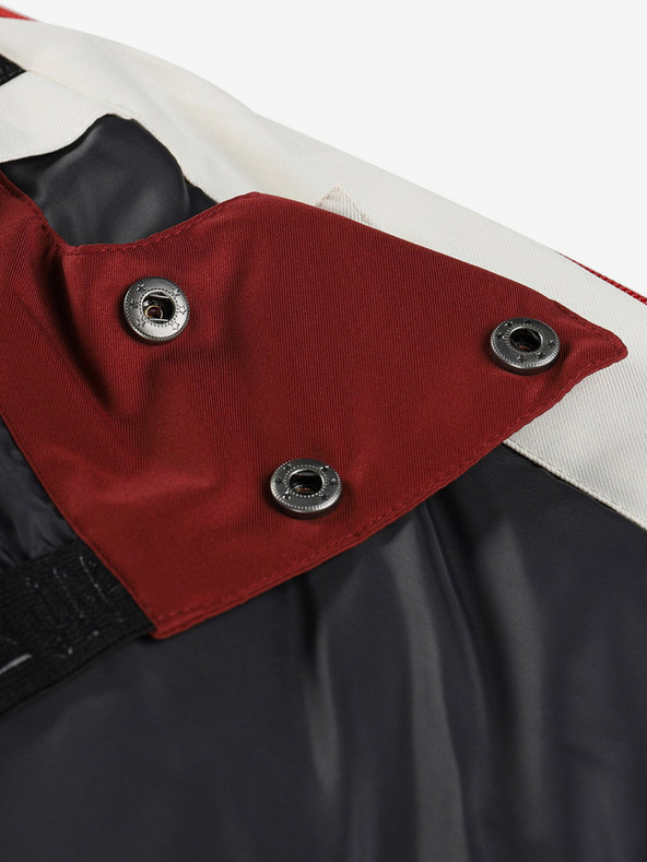 ALPINE PRO Herren-Skijacke ALPINE PRO Uzer bordeauxfarben