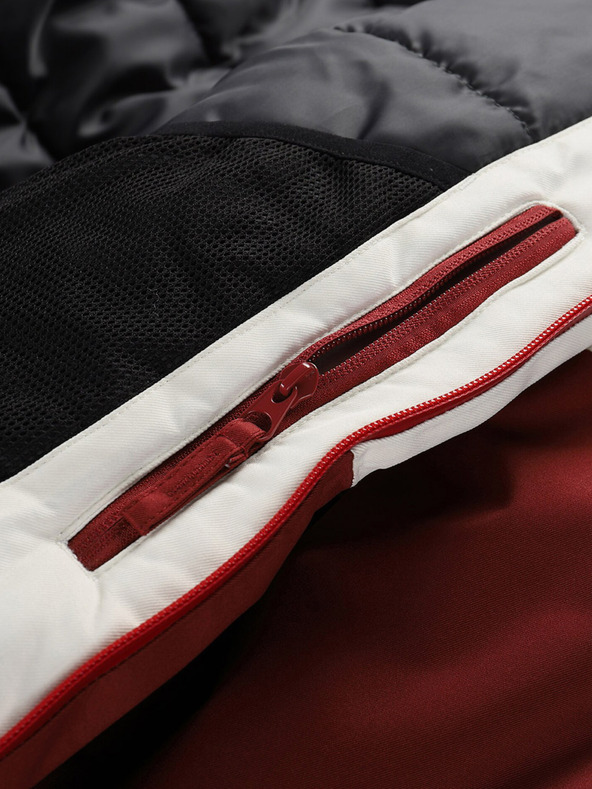 ALPINE PRO Herren-Skijacke ALPINE PRO Uzer bordeauxfarben