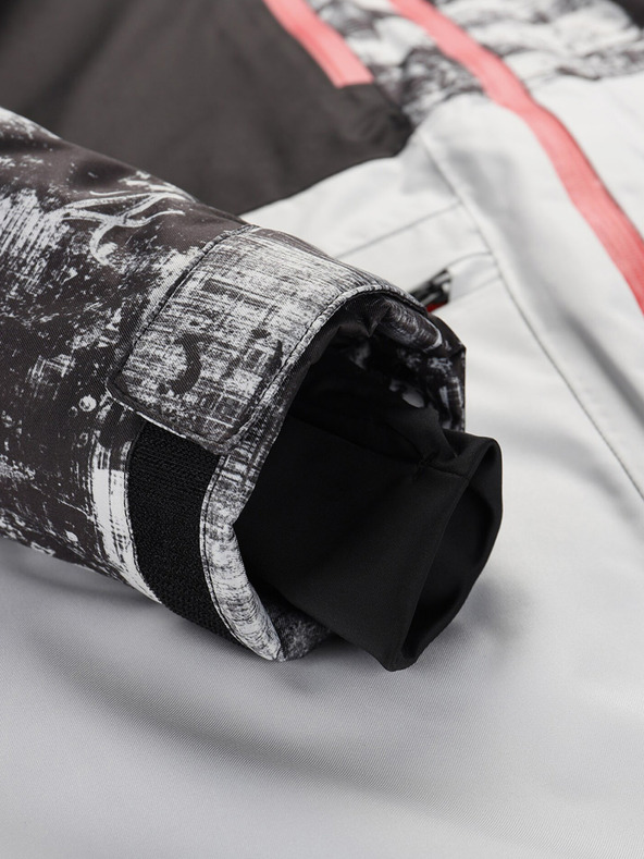 ALPINE PRO Graue Herren-Skijacke ALPINE PRO Uzer