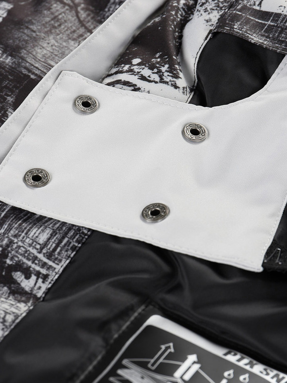 ALPINE PRO Graue Herren-Skijacke ALPINE PRO Uzer